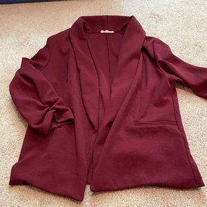 Maroon blazer